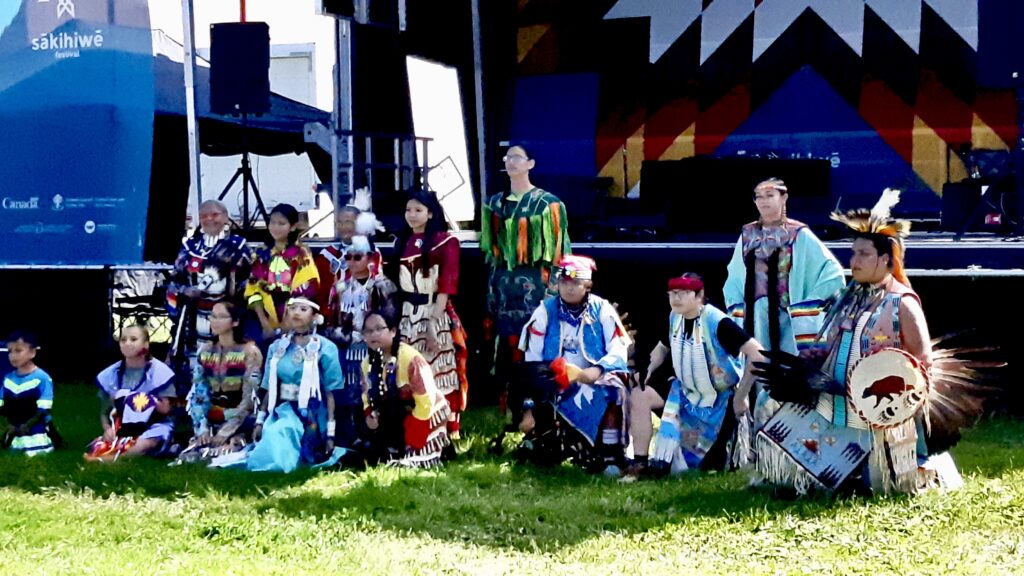 The talented youth and dancers with the Ma Mawi Wi Chi Itata Centre Rising Sun Powwow Club delivered an outstanding performance! Photo: Jamie Bell