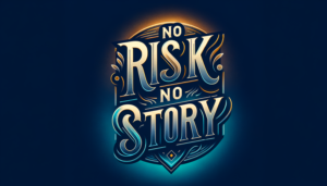 "No Risk. No Story." by Tony Eetak